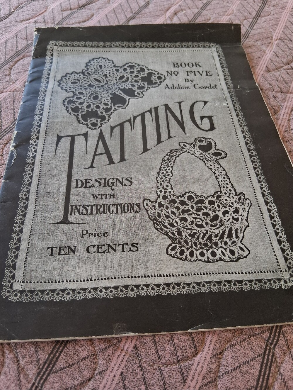 Tatting Designs with Instructions Book 5 by Adeline Cordet Needlework Tat